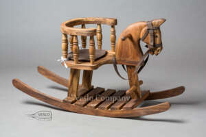 The Royal Rocking Horse - The Walnut Rocking Horse - Valley Legend - Family heirloom - The wooden rocking horse