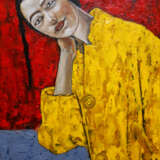 Gemälde „Das Mädchen in Gelb / AUSVERKAUFT“, Leinwand, Ölfarbe, Impressionismus, 2019 - Foto 1