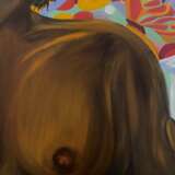 Картина «счастье внутри нас», Холст на подрамнике, Масляные краски, Абстракционизм, Жанр ню, 2020 г. - фото 4