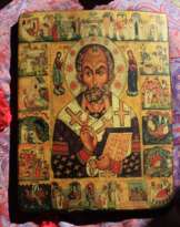 Икона Николай Чудотворец с Житием \ THE ICON OF NICHOLAS THE WONDERWORKER WITH SCENES FROM HIS LIFE Икона Николай Чудотворец с Житием \ THE ICON OF NICHOLAS THE WONDERWORKER WITH SCENES FROM HIS LIFE