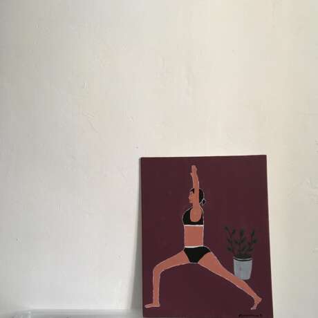 Равновесие. Toile Peinture acrylique Art abstrait Autoportrait 2020 - photo 1