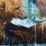 Painting “in Kamchatka”, Canvas, Oil paint, Realist, Animalistic, 2020 - photo 2