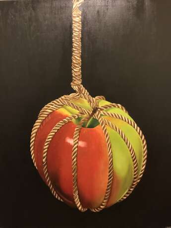 Painting “The Apple”, Canvas, Oil paint, Realist, Still life, 2016 - photo 1