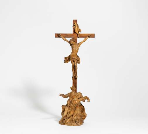 Standkruzifix mit Maria und Johannes - Foto 1
