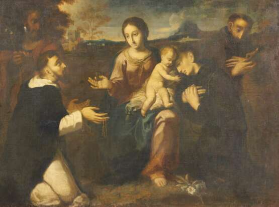 Heilige Familie mit Ordensbrüdern - photo 1