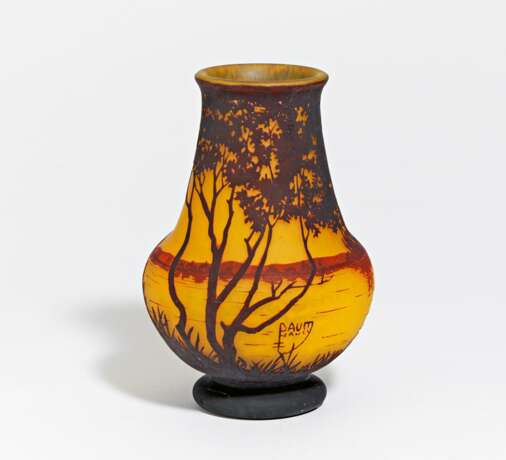 Vase mit Abendlandschaft - Foto 1