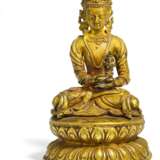 Außergewöhnliche Figur des Buddha Amitayus - photo 1