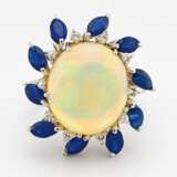 Opal-Saphir-Ring - Foto 1