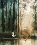 Gabriel Max (b. 1969). Лесной пейзаж