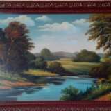 Design Gemälde „Birken am Wasser“, Gemischtes Medium, Siehe Beschreibung, 2003 - Foto 3