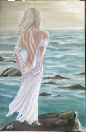 Breeze Canvas Oil paint Surrealism Mythological painting 2020 - photo 1