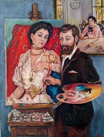 Serov Valentin - 1865 - 1911 Toile Peinture à l'huile Réalisme Art de genre 2016 - photo 1
