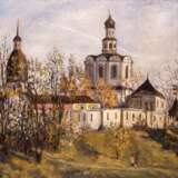 Painting “Andronikovsky Monastery”, Canvas, Oil paint, Realist, Everyday life, 1995 - photo 1