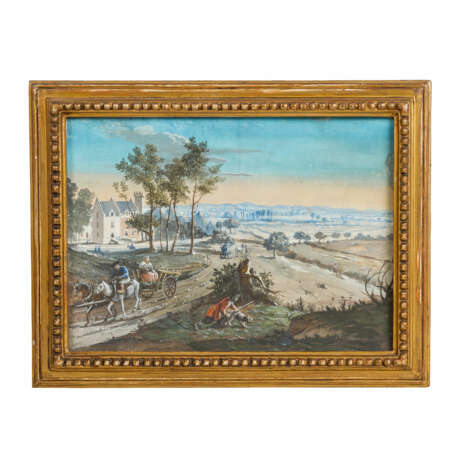 BLARENBERGHE, wohl Louis-Nicolas van (1716-1794), "Scène Flamande", - Foto 2