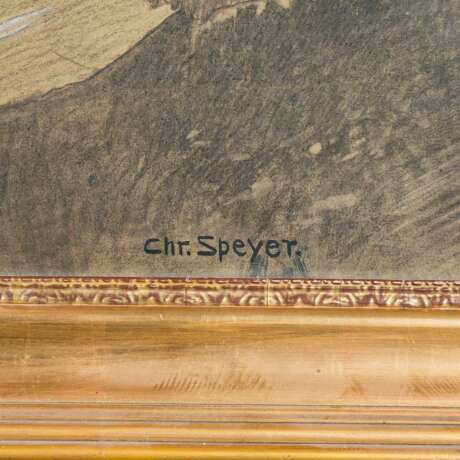 SPEYER, CHRISTIAN (1855-1929) "Flucht nach Ägypten" - Foto 5