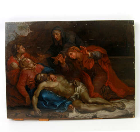 WOHL FRANKREICH od. ITALIEN 18. Jahrhundert: "Die Beweinung Christi", nach Annibale Carracci. - Foto 2