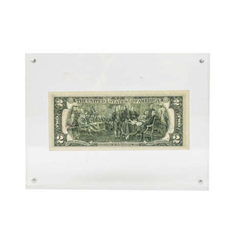 WARHOL, ANDY (1928-1987), "2 Jefferson's Dollars", 1976, als Autograph, - Foto 3