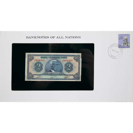 Banknotes of All Nations - Ca. 100 meist kassenfrische Noten, - фото 3