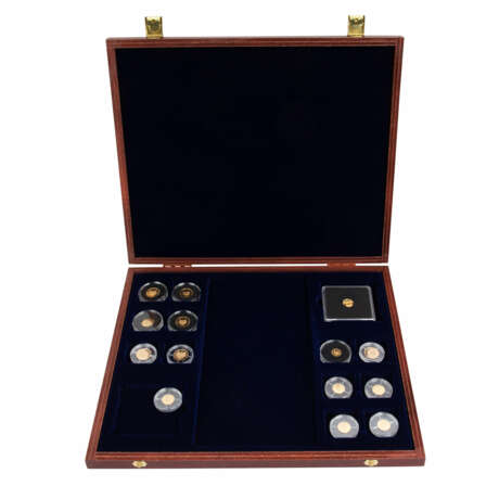 GOLD Mini Medaillen und Münzen, darunter - фото 1