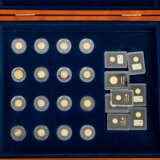 Die kleinsten Goldmünzen Europas - Holzschatulle - Foto 3