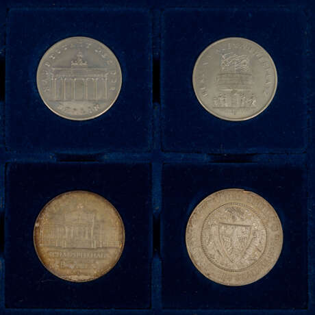 DDR - Set von 6 Münzen, daunter 20 Mark Stadtsiegel Berlin 1987, - photo 3