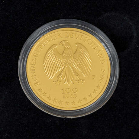 BRD/GOLD - 7 x 100 Euro zu je 1/2 Unze Gold, - photo 2