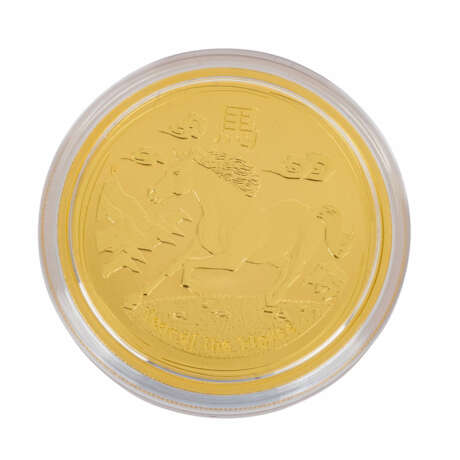 Australien/Gold - 100 Dollars 2014, Lunar II, - фото 1