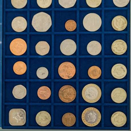 Island / Jersey / Malta - Tableau mit gut 80 modernen Münzausgaben, - Foto 4