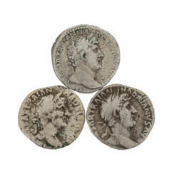 3 Münzen des Römischen Kaiserreichs -