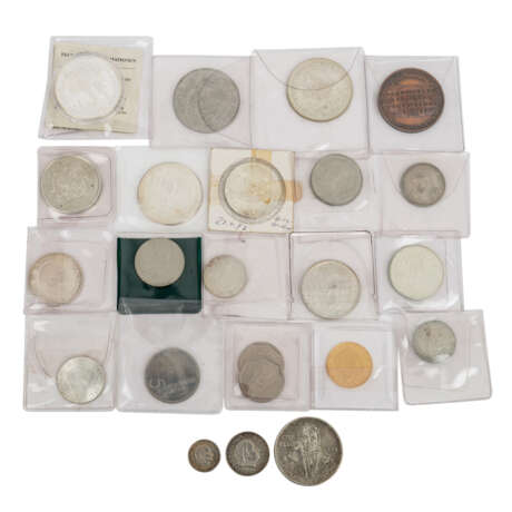 Kleinkonvolut mit über 20 Münzen, - фото 1