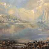 Марианский пейзаж. Холст на подрамнике Масляные краски Абстрактный экспрессионизм 2020 г. - фото 1
