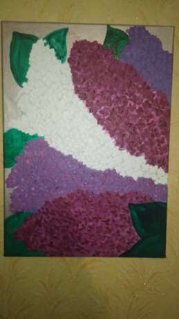 The Lilac Canvas Acrylic paint Modern art Genre art 2020 - photo 3