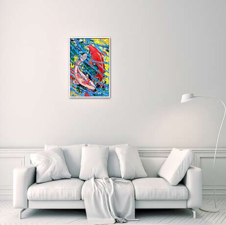 Design Painting, Painting “ART-FISH”, Canvas, Oil paint, Animalistic, 2020 - photo 3
