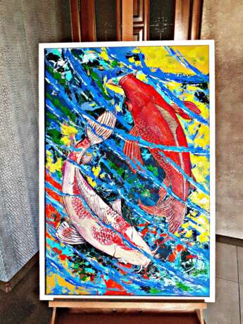 Design Painting, Painting “ART-FISH”, Canvas, Oil paint, Animalistic, 2020 - photo 4