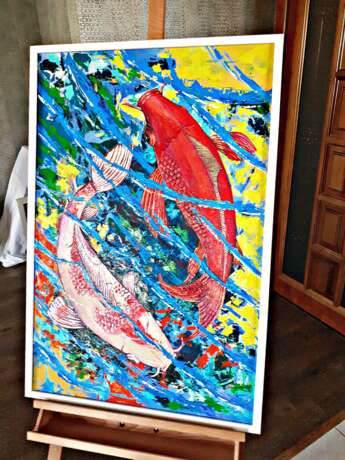 Design Painting, Painting “ART-FISH”, Canvas, Oil paint, Animalistic, 2020 - photo 6