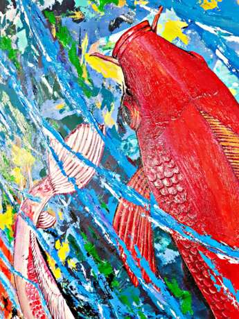 Design Painting, Painting “ART-FISH”, Canvas, Oil paint, Animalistic, 2020 - photo 8
