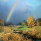 Painting “Rainbow”, Canvas, Oil paint, Realist, Landscape painting, 2016 - photo 1