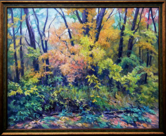 Painting “Autumn colors”, Canvas, Oil paint, Realist, Landscape painting, Ukraine, 2018 - photo 2