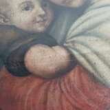 Картина «КРАСИВЫЙ СТАРИННЫЙ - МАТЕРИНСТВО - ИТАЛИЯ - XVII-XVIII ВЕКИ - МАСЛО НА ХОЛСТЕ.», Холст, Масляные краски, Барокко, Бытовой жанр, 1600 - 1700 г. - фото 3