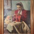 YOUNG WOMAN WEAVING - SIGNED - One click purchase