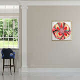 Design Painting “Mirabilis flower”, Canvas, Acrylic paint, Abstractionism, 2020 - photo 2
