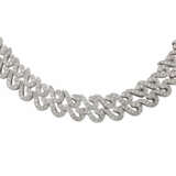 Collier mit Brillanten zusammen ca. 8,8 ct, - photo 2