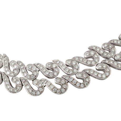 Collier mit Brillanten zusammen ca. 8,8 ct, - фото 4