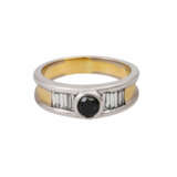 Ring mit schwarzem Brillant ca. 0,40 ct - Foto 2
