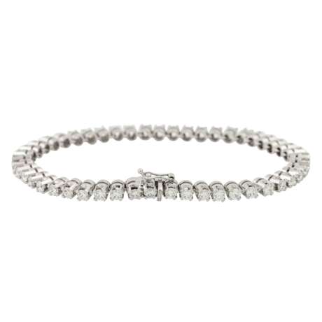 Armband mit Brillanten zusammen ca. 4 ct, - фото 2