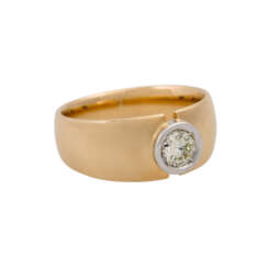 Ring mit Brillant ca 0,45 ct