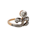 Ring mit Altschliffdiamanten - Foto 1