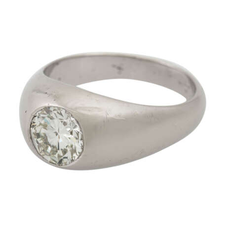 Solitärring mit Brillant von ca. 1,5 ct, - Foto 5