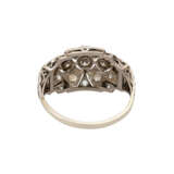 Ring mit Diamanten im Alt- und Rosenschliff, zusammen ca. 0,45 ct, - фото 4