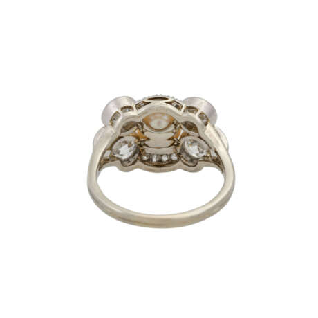 Ring mit 4 Altschliffdiamanten zusammen ca. 1,4 ct, - Foto 4